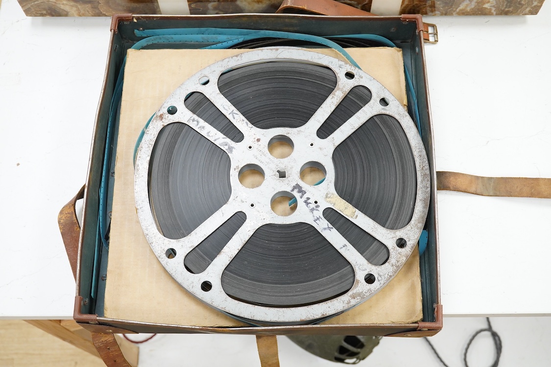 Two 32mm cinema film reels, understood to relate to a documentary regarding the Monterey Music Festival and possibly containing rare footage of Jimi Hendrix
